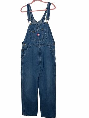 USA Works Denim Overalls, 38/30